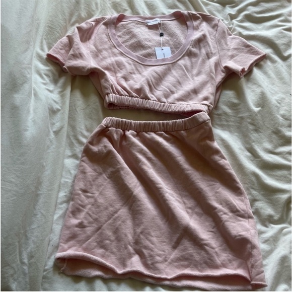 Lovers + Friends Cutout Sweater Dress Soft Pink XS NWT - Picture 6 of 9